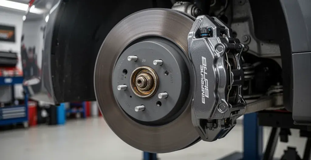 Disque de frein céramique haute performance sur supercar